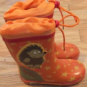 Kids Hedgehog Design Rain-boots